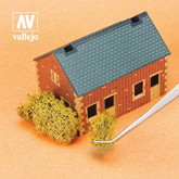 Vallejo - Pinzetta in Acciaio Inossidabile con Punta Curva (175 mm)